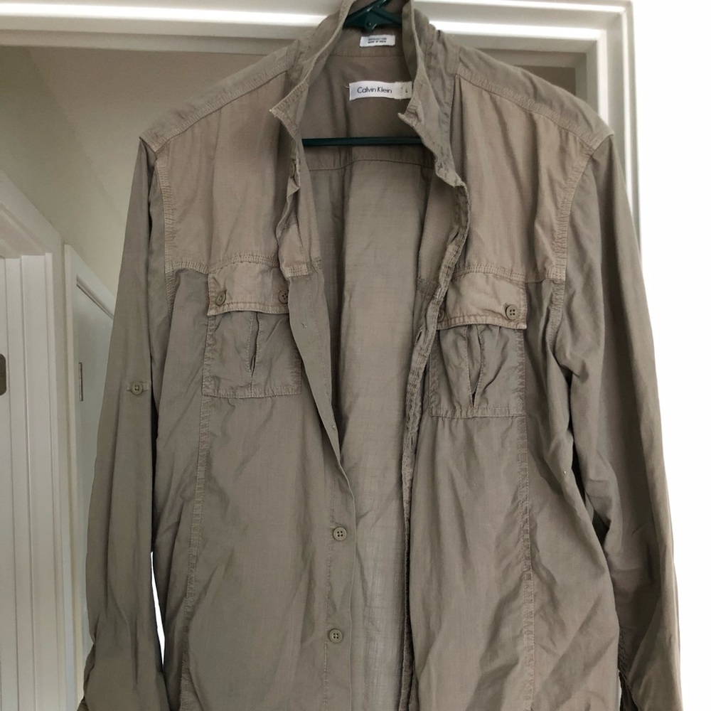 Calvin Klein military style shit